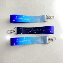 Móc khóa dây vải in đa dạng