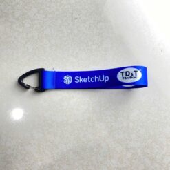 Móc khóa dây vải theo yêu cầu