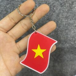 Móc khóa quà tặng hình lá cờ