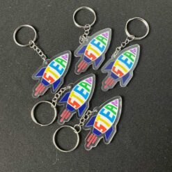 Móc khóa viền trong suốt