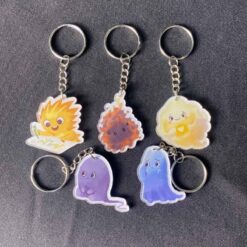 Móc khóa mica ép nhiệt giá rẻ