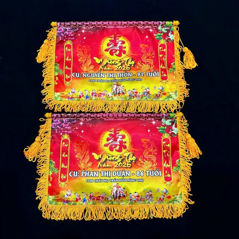 Cờ lưu niệm mừng hội người cao tuổi