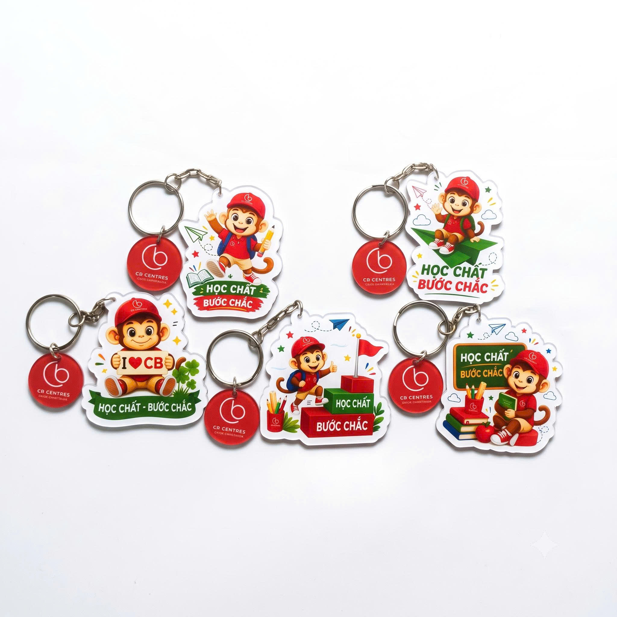 Móc khóa 2 charm