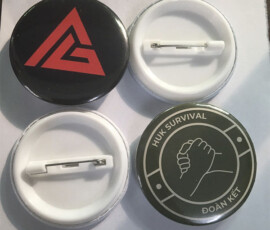 Huy Hiệu Nhựa Tròn Cài Áo Huy Hiệu Nhựa Tròn Cài Áo