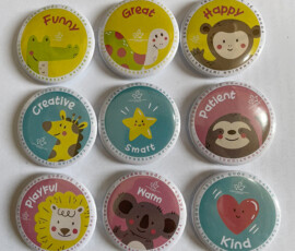 Huy hiệu logo tròn cài áo Huy hiệu logo tròn cài áo