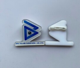 Huy hiệu logo tròn cài áo Huy hiệu logo tròn cài áo