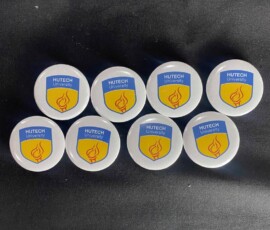 Huy hiệu nhựa tròn in logo theo yêu cầu