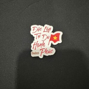 Huy hiệu chào mừng ngày thống nhất đất nước